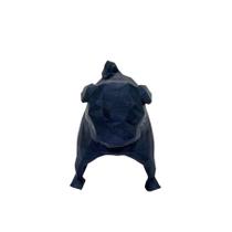 Objeto Decorativo Decoração Cachorro Pug Preto Bugingaria