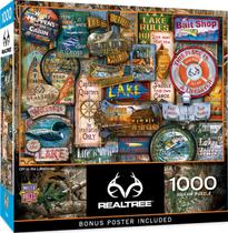 Obras-primas do quebra-cabeça 1000 peças de quebra-cabeça Off to The Lakehouse