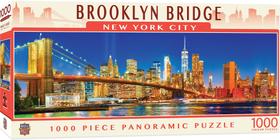 Obras-primas do quebra-cabeça Brooklyn Bridge NYC 1000 peças Obras-primas do quebra-cabeça Brooklyn Bridge NYC 1000 peças