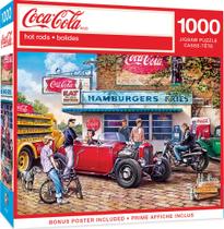 Obras-primas do quebra-cabeça Coca-Cola Hot Rods 1000 peças