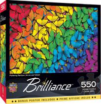 Obras-primas do quebra-cabeça Fluttering Rainbow 550 peças Obras-primas do quebra-cabeça Fluttering Rainbow 550 peças