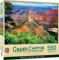 Obras-primas do quebra-cabeça Grand Canyon North Rim 550 peças