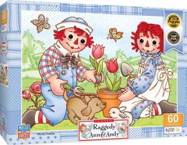 Obras-primas do quebra-cabeça Raggedy Ann e Andy 60 peças Obras-primas do quebra-cabeça Raggedy Ann e Andy 60 peças