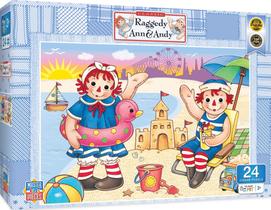 Obras-primas do quebra-cabeça Vintage Beach Fun 24 peças