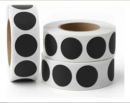 Obreia Adesiva 25mm Preta Rolo Com 1000 Unid