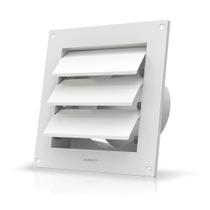 Obturador de duto de montagem em parede AC Infinity 6” Outdoor Louver Vent