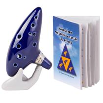 Ocarina Deekec Zelda 12 Furos - Lá em Dó com Livro de Músicas e Bolsa Ocarina Deekec Zelda 12 Furos - Lá em Dó com Livro de Músicas e Bolsa