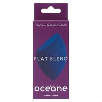 Oceane Flat Blend Esponja Maquiagem Azul