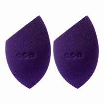 Océane Kit Esponja de Maquiagem Flat Blend Roxa com 2 Unidades