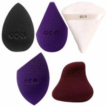 Océane Kit - Esponja Powder Puff + Esponja Flat Blend Roxa + Esponja Flat Drop Preto + Esponja Flat Blend Roxa + Esponja My Blend Marsala Océane Kit - Esponja Powder Puff + Esponja Flat Blend Roxa + Esponja Flat Drop Preto + Esponja Flat Blend Roxa + Esponja My Blend Marsala