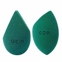 Océane Kit - Esponjas de Maquiagem Sister Blend Verde + Flat Blend Verde