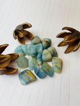 Oceanita (Onix Azul) Pedra natural rolada