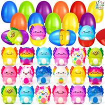 OCHIDO Ovos de Páscoa 24 Unidades com Brinquedos de Apertar de Axolote