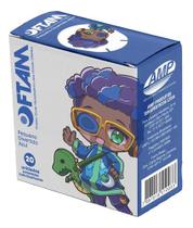 Oclusor Protetor Tampão Ocular Infantil Oftam Azul Com 20 Oclusor Protetor Tampão Ocular Infantil Oftam Azul Com 20