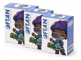 Oclusor Protetor Tampão Ocular Infantil Oftam Azul Com 60 Oclusor Protetor Tampão Ocular Infantil Oftam Azul Com 60