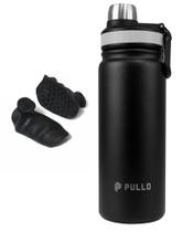 Octo Maxgrip Fiber Preto + Garrafa Térmica Pullo Jack 650ML Preto Octo Maxgrip Fiber Preto + Garrafa Térmica Pullo Jack 650ML Preto