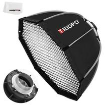 Octógono portátil Softbox AMBITFUL de 90 cm com grade em forma de favo de mel Octógono portátil Softbox AMBITFUL de 90 cm com grade em forma de favo de mel
