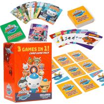 Octonauts Kids Classic Card Game 3 pacote Memória Go Fish Old