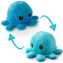 Octopus Reversível Plushie TeeTurtle - Azul Claro e Escuro