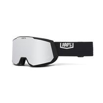 Óculos 100% Snowcraft XL Preto Prata Espelhado