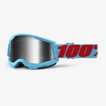 Óculos 100% Strata 2 Espelhado Goggle Summit Mirror Silver Lens