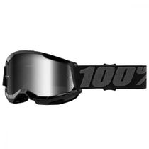 Óculos 100% Strata 2 Juvenil Preto
