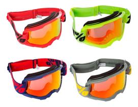 Óculos 100% Strata 2 Lente Anti Embaçante Esportes Radicais Motocross