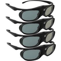 Óculos 3D ELEPHAS DLP Link 144Hz Recarregáveis (pacote com 4)