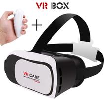 Oculos 3d Realidade Virtual Celular Vr Box Filme Jogos Game Videos Controle Remoto Bluetooth - Online