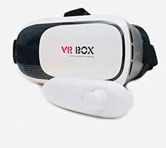 Óculos 3d Realidade Virtual Com Controle Para Celular Jogos - Vr Box