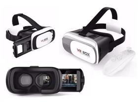 Óculos 3D Realidade Virtual VR Box 2.0 + Controle Bluetooth - Valecom