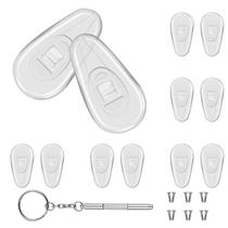 Óculos, almofadas nasais, Mr.zzjooj, silicone macio atualizado, 6 pares Óculos, almofadas nasais, Mr.zzjooj, silicone macio atualizado, 6 pares