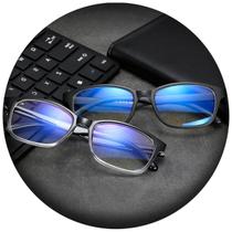 Óculos Anti Luz Azul Descanso Sem Grau Proteção Para Luz Do Computador Celular e TV Moderno Estiloso Unissex - Blue Ray Blocker