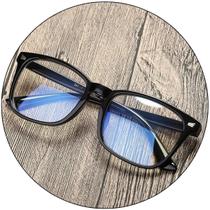 Óculos Anti Luz Azul Descanso Sem Grau Proteção Para PC TV e Celular Estilo Moderno Realça o Rosto Unissex - Blue Ray Blocker