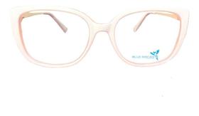 Óculos Armação Blue Macaw Branco R1905 C5 Rose Feminino