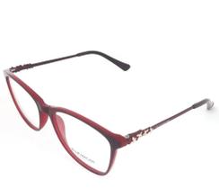 Óculos Armação Blue Macaw M34 123 Vermelho Acetato Feminino