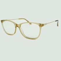 Óculos Armação Blue Macaw SL80463 C5 Bege Feminino Dourado