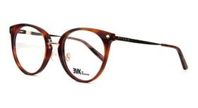 Óculos Armação Evoke Evk Rx26 G21 Feminino Redondo Marrom