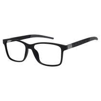 Óculos Armação Grau Moderno Masculino Quadrado Preto 1057 - Izaker