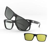 Óculos Armação HB 0339 Preto Clip-on Nigth Driver Amarelo Óculos Armação HB 0339 Preto Clip-on Nigth Driver Amarelo