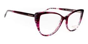 Óculos Armação Hickmann Hi60026 G23 Feminino Mesclado