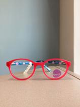 Óculos armação infantil Mundo Ripilica modelo 002 na cor pink e azul