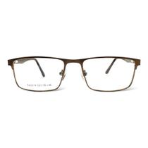 Óculos Armação Masculino Metal Com Lentes Sem Grau BA2314