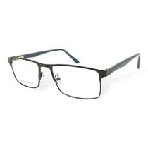 Óculos Armação Masculino Metal Com Lentes Sem Grau BA2314 - BLUMMAR