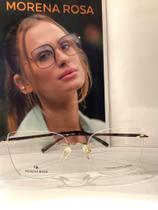 Óculos armação Morena Rosa balgriff 505 titanium discreto