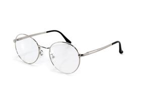 Óculos Armação Para Grau Redondo Metal Unissex Envio Imediato + Case