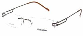 Óculos Armação Receituário Para Grau Titanium Balgriff Sem Aro Marca Vertygo - EVT027