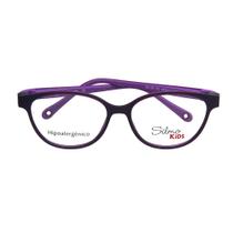 Óculos Armação Silmo Kids SK-09 C2 Infantil Feminino Roxo