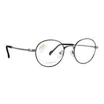Óculos Armação Stepper Si-60236 F029 Masculino Titanio Preto