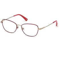 Óculos Armação Web WE5295 32A Vermelho Metal Feminino Óculos Armação Web WE5295 32A Vermelho Metal Feminino